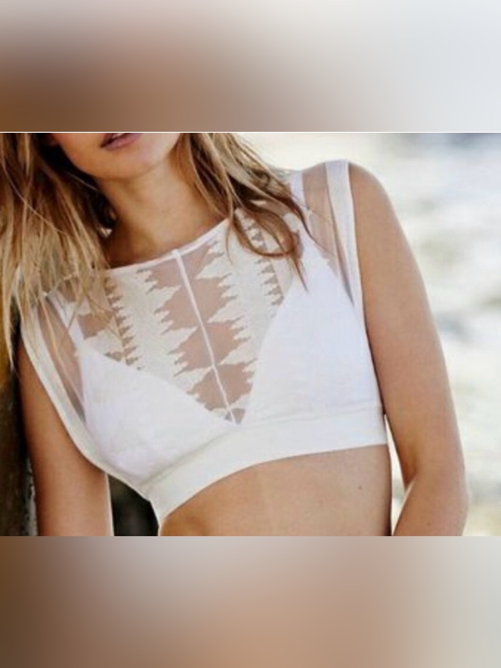 Free People Riptide Yoga Crop Top